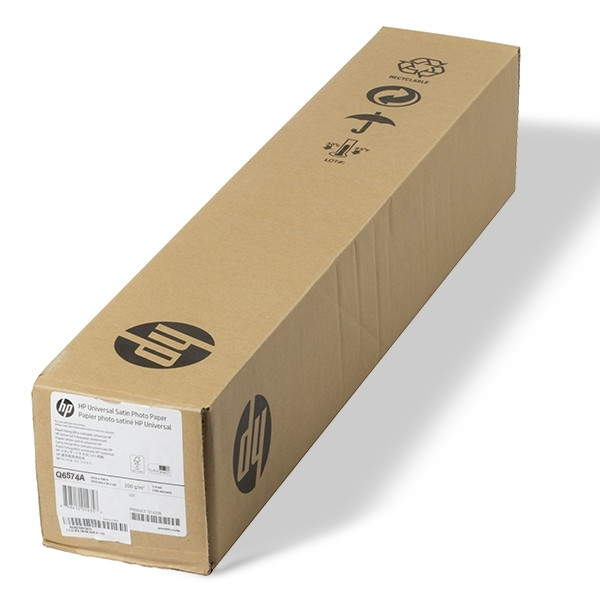 HP Q6574A Universal Instant Dry rollo de papel fotográfico brillante de 610 mm x 30,5 m (200 gramos) 151088 - 1