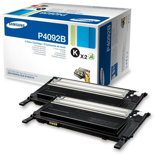 HP SU391A (antes Samsung CLT-P4092B) toner negro pack doble (original)