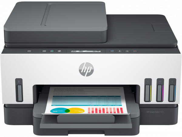 HP Smart Tank 7305 Impresora de inyección de tinta all-in-one con WiFi (3 en 1) 841296 - 1