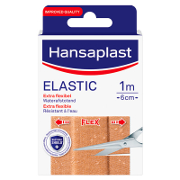 Hansaplast Elastic -  Apósito Adhesivo Extra Flexible 1m x 6cm SHA00110