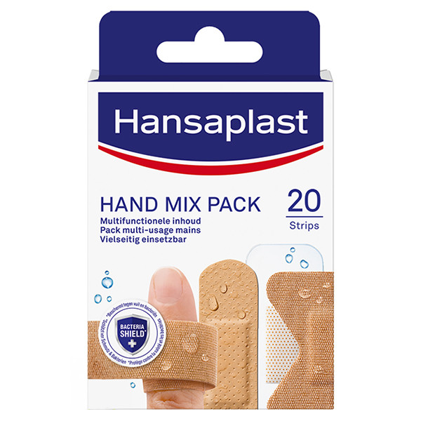 Hansaplast Hand Mix Pack - Tiritas para Manos 20 uunidades SHA00117 - 1