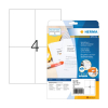Herma Etiquetas de corrección/portada 4229 A4 105 x 148 blancas (100 etiquetas) 230814 - 1