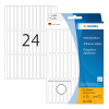 Herma Etiquetas multifuncionales 2530 de 6 x 50 mm, blancas (1248 etiquetas) 230697 - 1