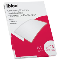 IBICO fundas plastificadoras A4 2x125 micras (100 unidades) 427196