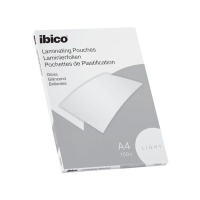 IBICO fundas plastificadoras A4 2x75 micras light (100 unidades) 427191