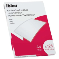IBICO fundas plastificadoras A4 mate 2x125 micras (100 unidades) 427199