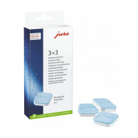 Pastillas descalcificadoras Jura 2 en 1 para cafeteras (3 x 3 uds.) SJU00007