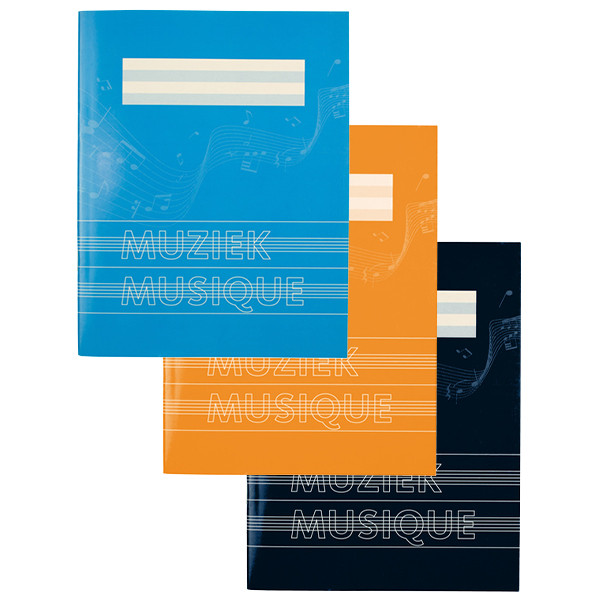 Kangaro libreta musical A5 36 hojas colores surtido (10 unidades) K-5516 205352 - 1