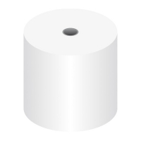 Kangaro rollo de papel para calculadora 57 × 70 × 12 mm blanco | 5 unidades 205388