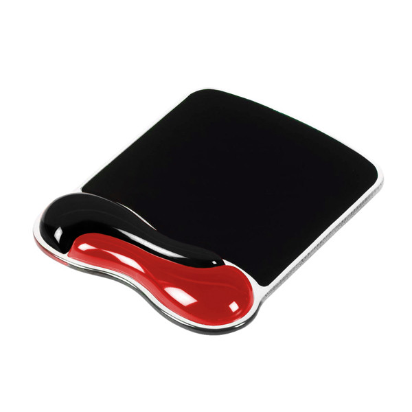 Kensington Duo Gel alfombrilla de ratón con reposamuñecas rojo/negro 62402 230036 - 1
