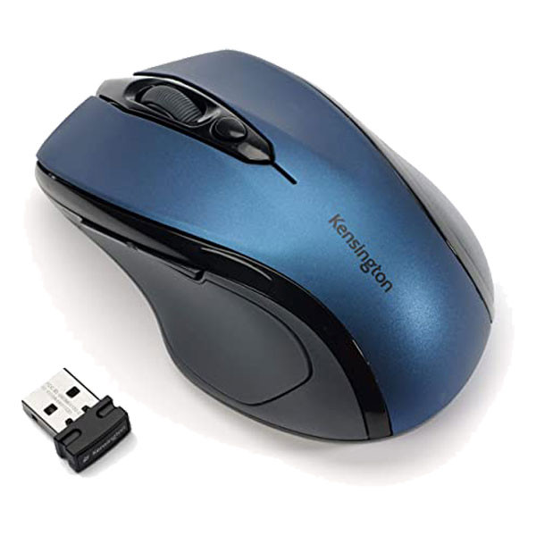 Kensington Pro Fit ratón ergonómico inalámbrico azul