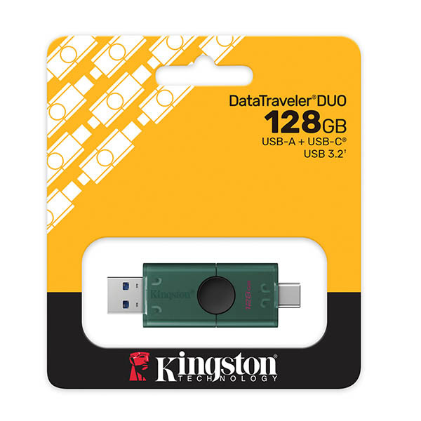 Kingston DataTraveler Duo Memoria USB-A y USB-C 3.2 - 128 GB 255022 - 3