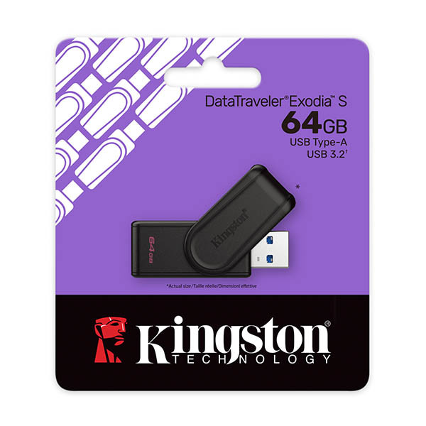 Kingston DataTraveler Exodia S Memoria USB 3.2 - 64 GB 255000 - 3