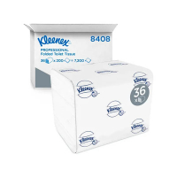 Kleenex Papel higiénico plegado de 2 capas (36 paquetes) SKL00063