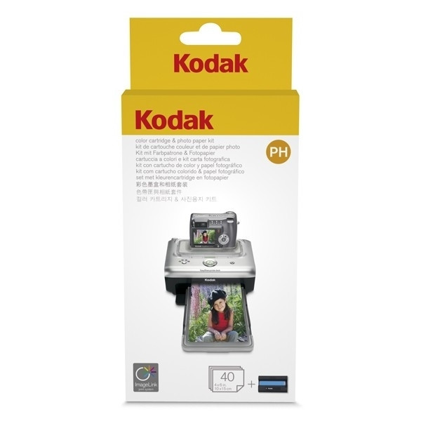 Kodak PH-40 cartucho con 40 hojas de papel fotográfico (original) 1165257 035120 - 1