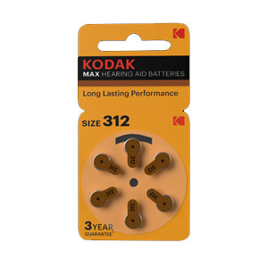 Kodak Pilas audífono Kodak P312 (blíster 6) 30410428 035159 - 1