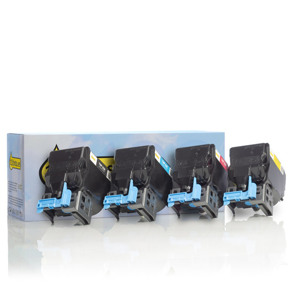 Konica Minolta: TNP-22K, TNP-22C, TNP-22M, TNP-22Y Pack ahorro: negro + 3 colores (marca 123tinta)  130127 - 1