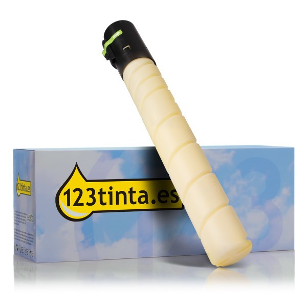 Konica Minolta TN-319Y (A11G250) toner amarillo (marca 123tinta) A11G250C 072391 - 1