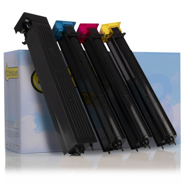Konica Minolta TN-613 toners (marca 123tinta) | Pack negro + 3 colores 131903 - 1