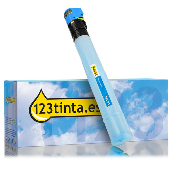 Konica Minolta TN328C (AAV8450) toner cian (marca 123tinta) AAV8450C 073277 - 1
