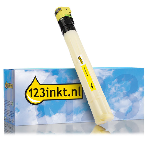 Konica Minolta TN328Y (AAV8250) toner amarillo (marca 123tinta) AAV8250C 073281 - 1
