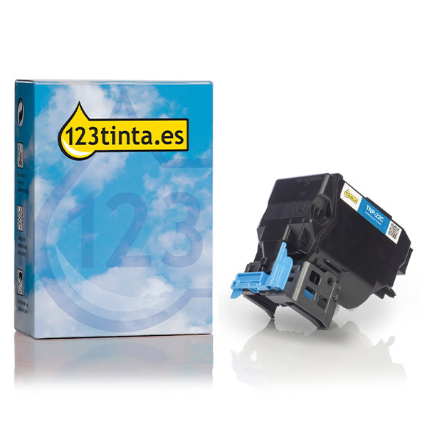 Konica Minolta TNP-22C (A0X5452) toner cian (marca 123tinta) A0X5452C 072449 - 1