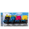 Konica Minolta TNP-27 toners (marca 123tinta) | Pack negro + 3 colores 131905 - 1
