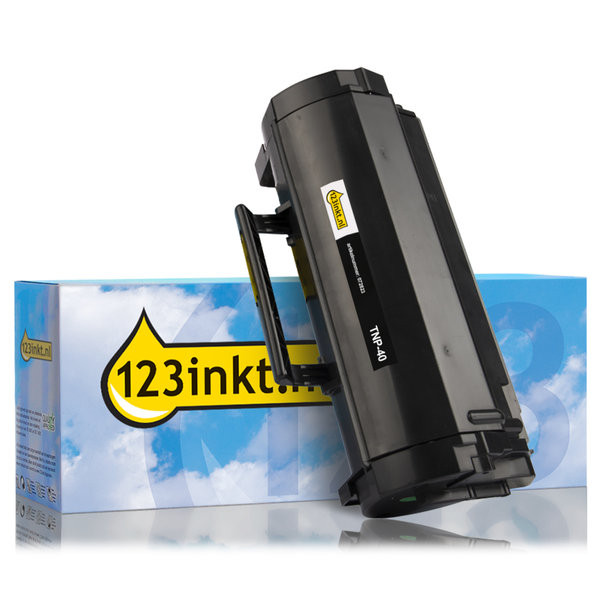 Konica Minolta TNP-40 (A6WN01H) toner negro (marca 123tinta) A6WN01HC 072823 - 1