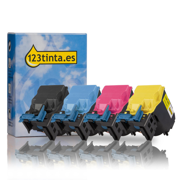 Konica Minolta TNP-50 toners (marca 123tinta) | Pack negro + 3 colores 131906 - 1