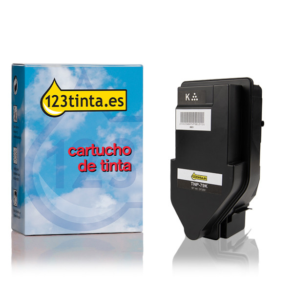 Konica Minolta TNP-79K (AAJW150) toner negro (marca 123tinta) AAJW150C 073291 - 1