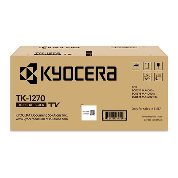 Kyocera TK-1270 toner negro (original) – imagen 2