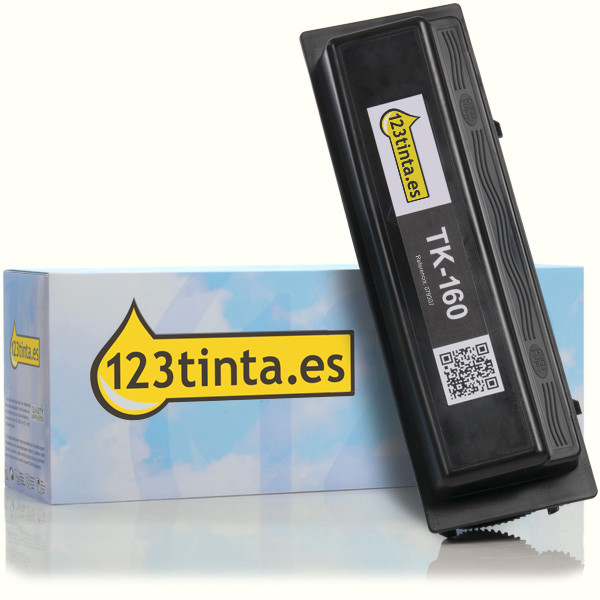 Kyocera TK-160 toner negro (marca 123tinta) 1T02LY0NL0C 079307 - 1