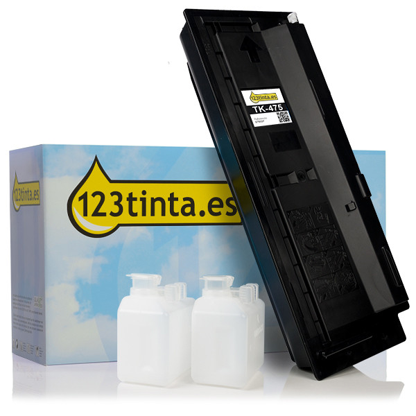 Kyocera TK-475 toner negro (marca 123tinta) 1T02K30NL0C 079337 - 1