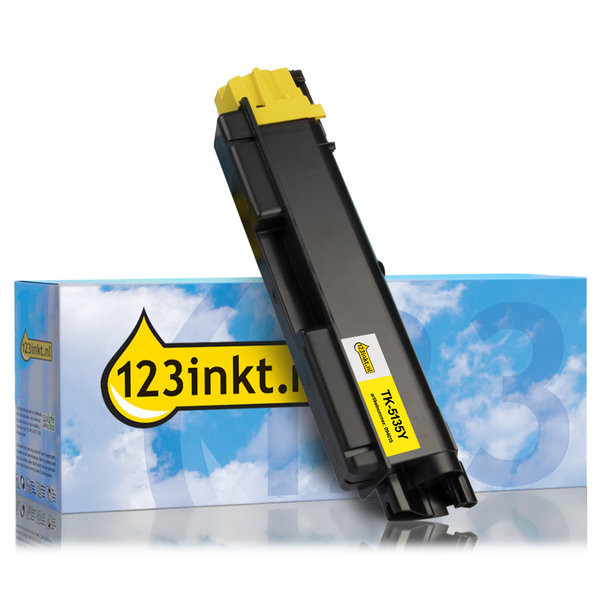 Kyocera TK-5135Y toner amarillo (marca 123tinta) 1T02PAANL0C 094015 - 1