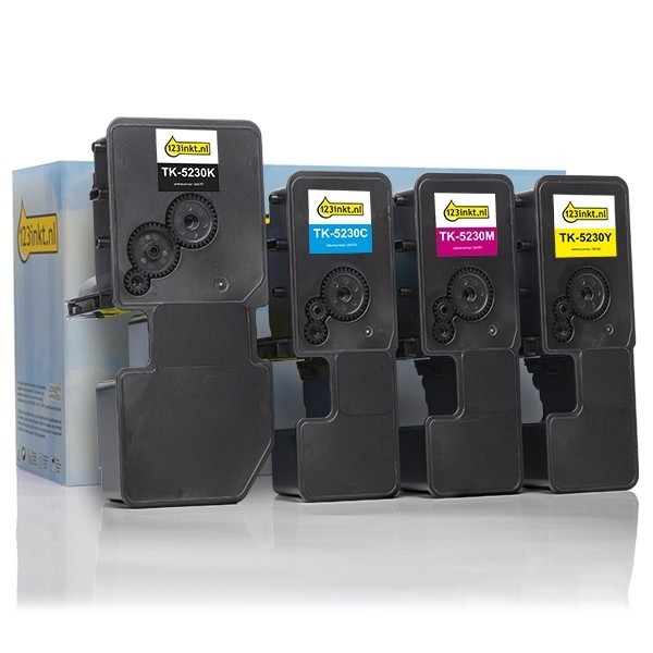 Kyocera TK-5230 K/C/M/Y pack toner negro + 3 colores (marca 123tinta)  130260 - 1