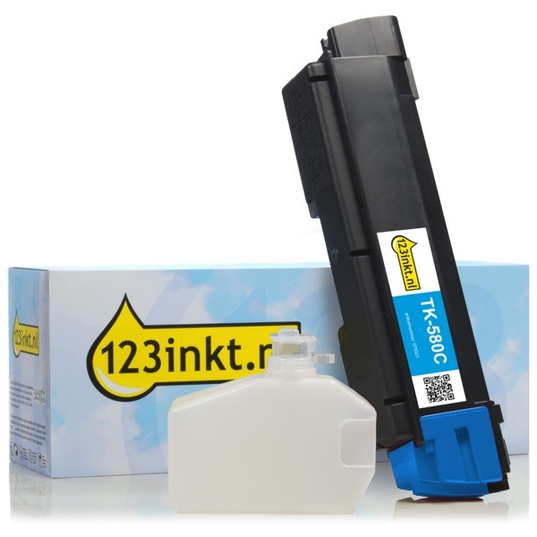 Kyocera TK-580C toner cian (marca 123tinta) 1T02KTCNL0C 079331 - 1