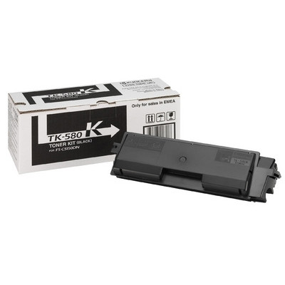 Kyocera TK-580K toner negro (original) 1T02KT0NL0 079328 - 1