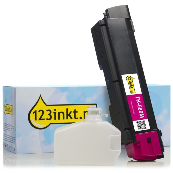 Kyocera TK-580M toner magenta (marca 123tinta) 1T02KTBNL0C 079333 - 1