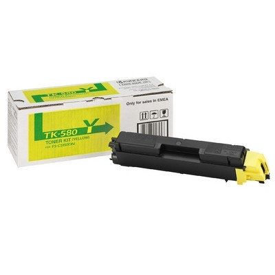 Kyocera TK-580Y toner amarillo (original) 1T02KTANL0 079334 - 1