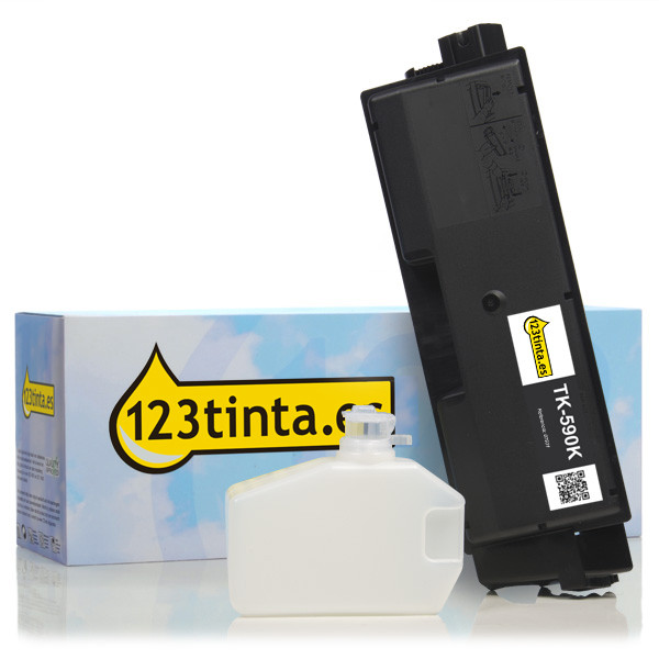 Kyocera TK-590K toner negro (marca 123tinta) 1T02KV0NL0C 079311 - 1