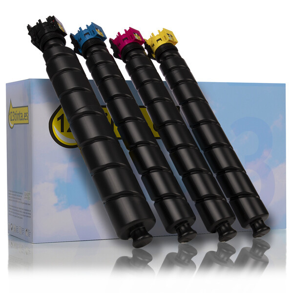 Kyocera TK-8525 toners (marca 123tinta) | Pack negro + 3 colores 131952 - 1