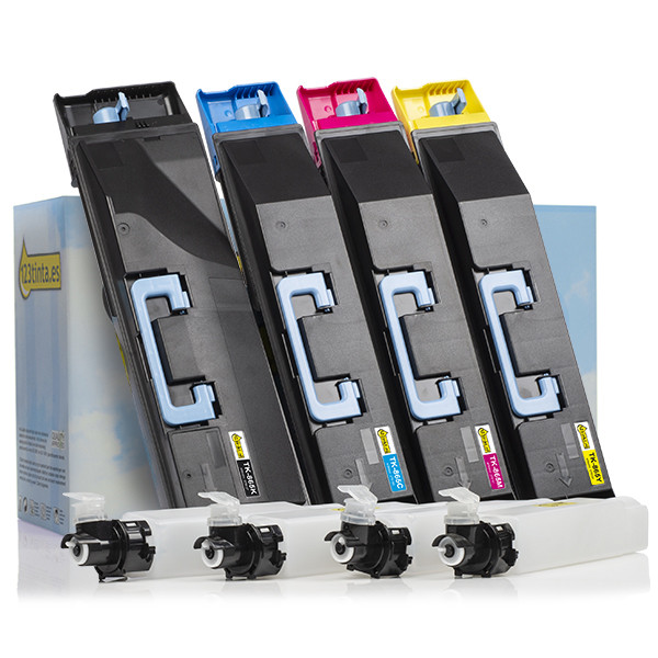Kyocera TK-865 K/C/M/Y toners (marca 123tinta) | Pack negro + 3 colores 130265 - 1