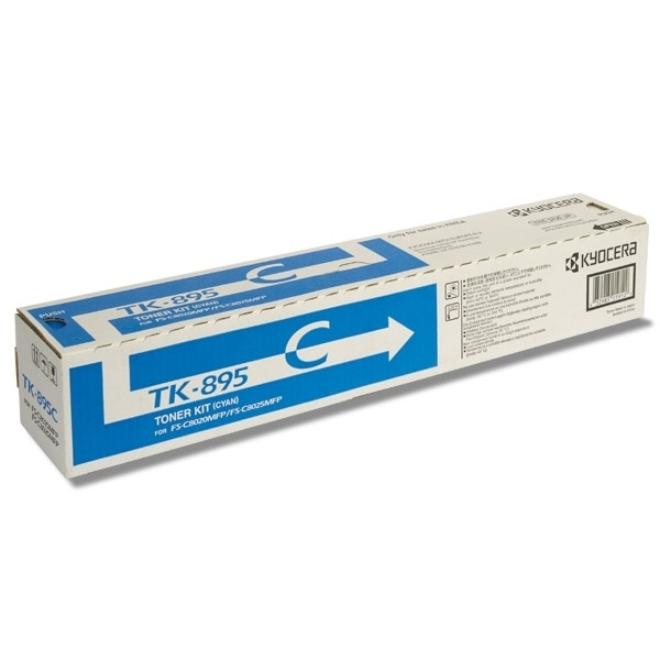 Kyocera TK-895C toner cian (original) 1T02K0CNL0 079340 - 1