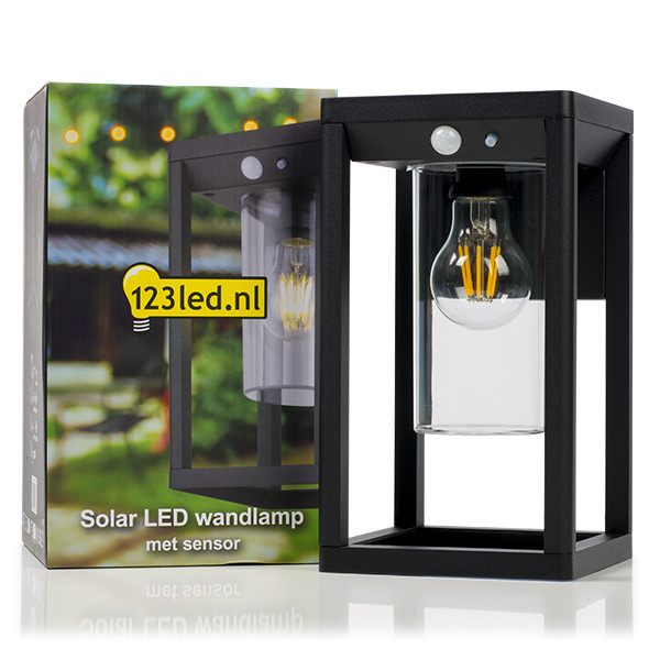 Lámpara de pared solar Kensington con sensor - 123tinta KH2083DN LDR08542 - 2