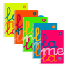 Lamela cuaderno espiral A5 cuadrícula 90gr 80h (colores surtidos)