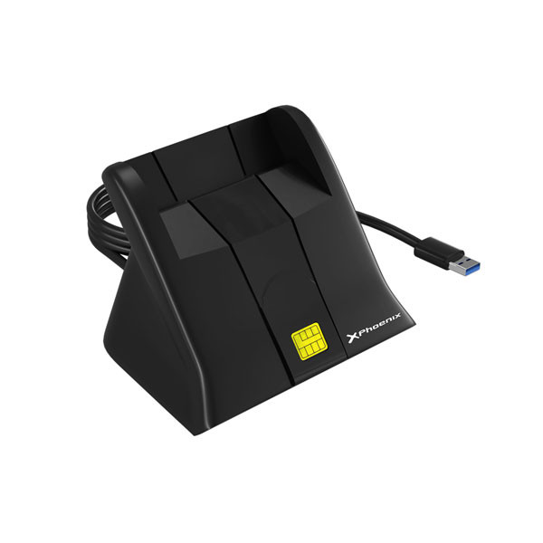 Lector Phoenix de tarjetas (DNIe) + adaptador USB A a USB C