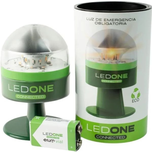 LedOne Luz de emergencia V16 baliza homologada DGT con geolocalización 426670 - 6