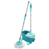 Leifheit Set Clean Twist Mop Ergo Mobile 2.0 - Fregona Giratoria de disco con cubo con ruedas SLE00105 - 1