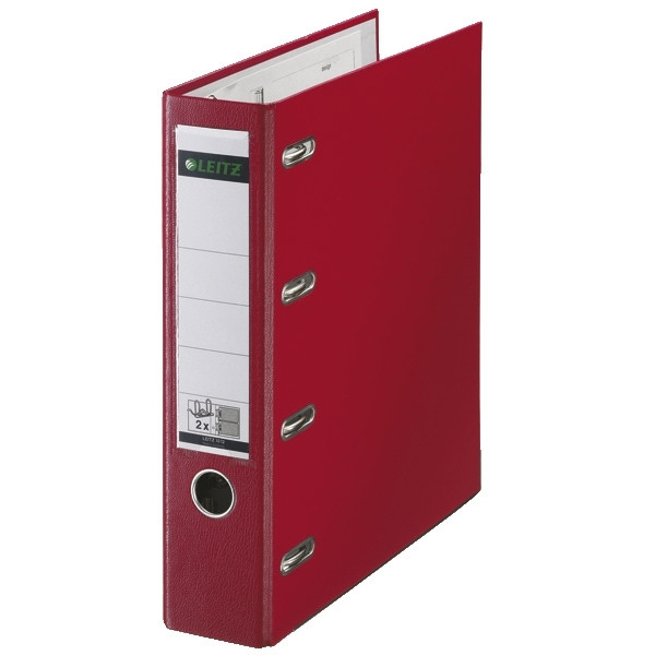 Leitz 1012 Carpeta Archivador plastico A4 rojo 75mm 202946 - 1