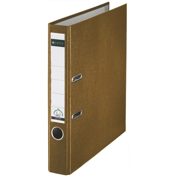 Leitz 1015 Carpeta Archivador plastico A4 marron 50mm 202940 - 1